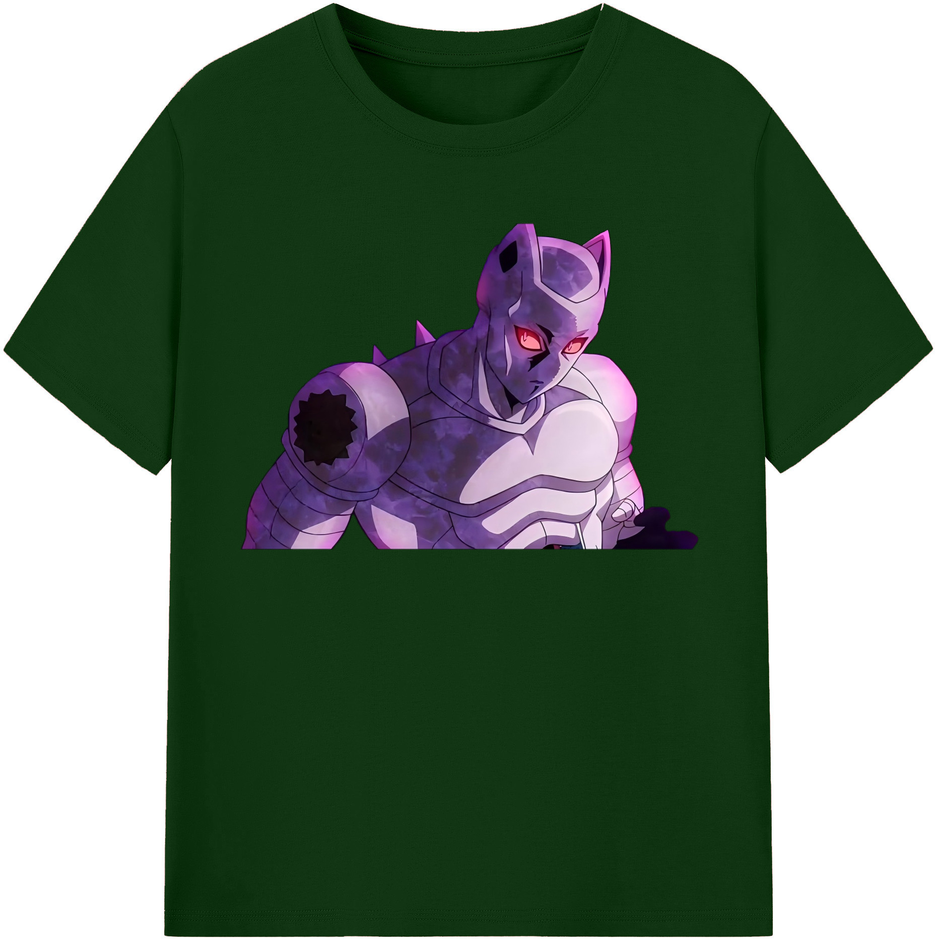 （画像用） ジョジョの奇妙な冒険 きら よしかげ JoJo's Bizarre Adventure Kira Yoshikage 綿100％半袖Tシャツ（フロントプリント）
